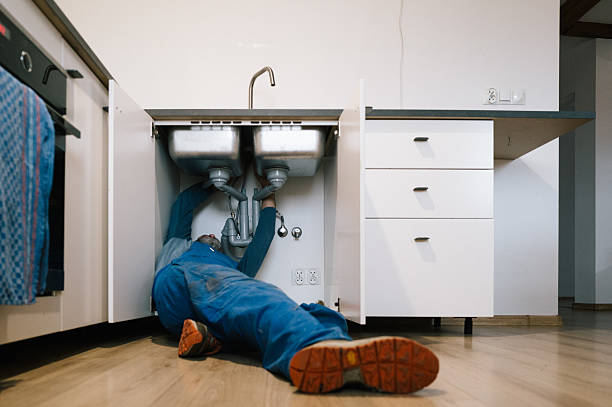Professional Drain Cleaning technician working in Humarock, MA